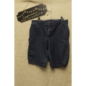 NYDJ Dark wash shorts Sz 16P